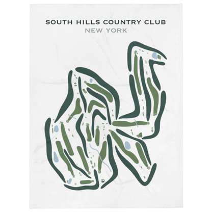 South Hills Country Club, New York - Printed Golf Courses