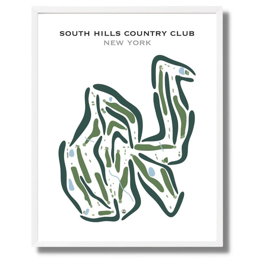 South Hills Country Club, New York - Printed Golf Courses