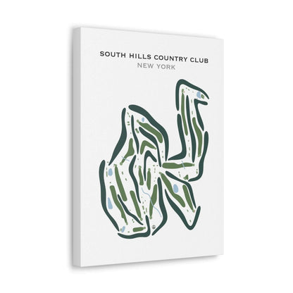 South Hills Country Club, New York - Printed Golf Courses