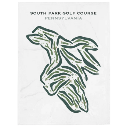 South Park Golf Course, Pennsylvania - Printed Golf Courses