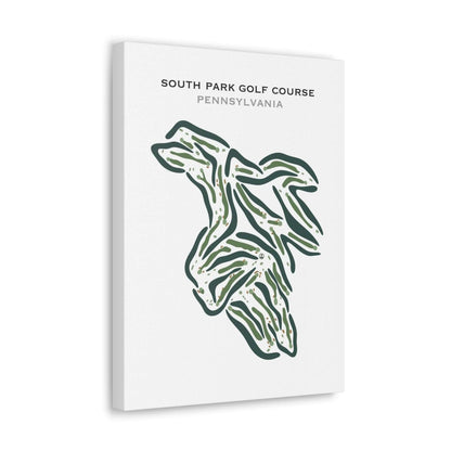 South Park Golf Course, Pennsylvania - Printed Golf Courses