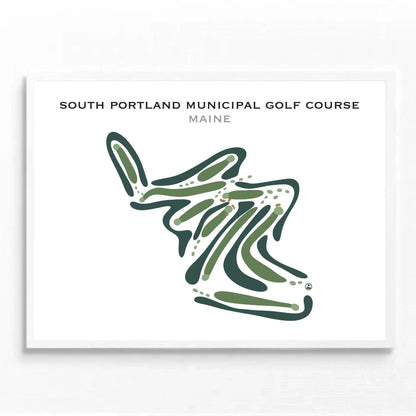 South Portland Municipal Golf Course, Maine - Printed Golf Courses