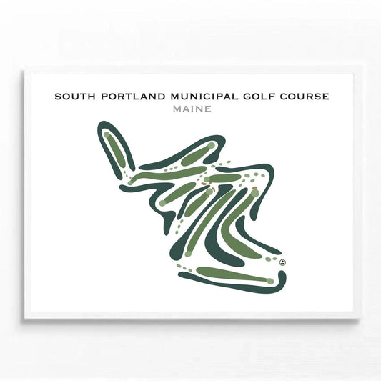 South Portland Municipal Golf Course, Maine - Printed Golf Courses