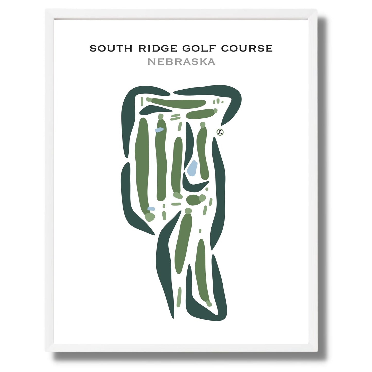 South Ridge Golf Course, Nebraska - Printed Golf Courses