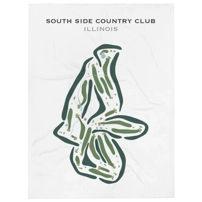 South Side Country Club, Illinois - Printed Golf Courses