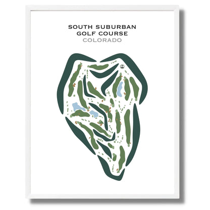 South Suburban Golf Course, Colorado - Printed Golf Courses