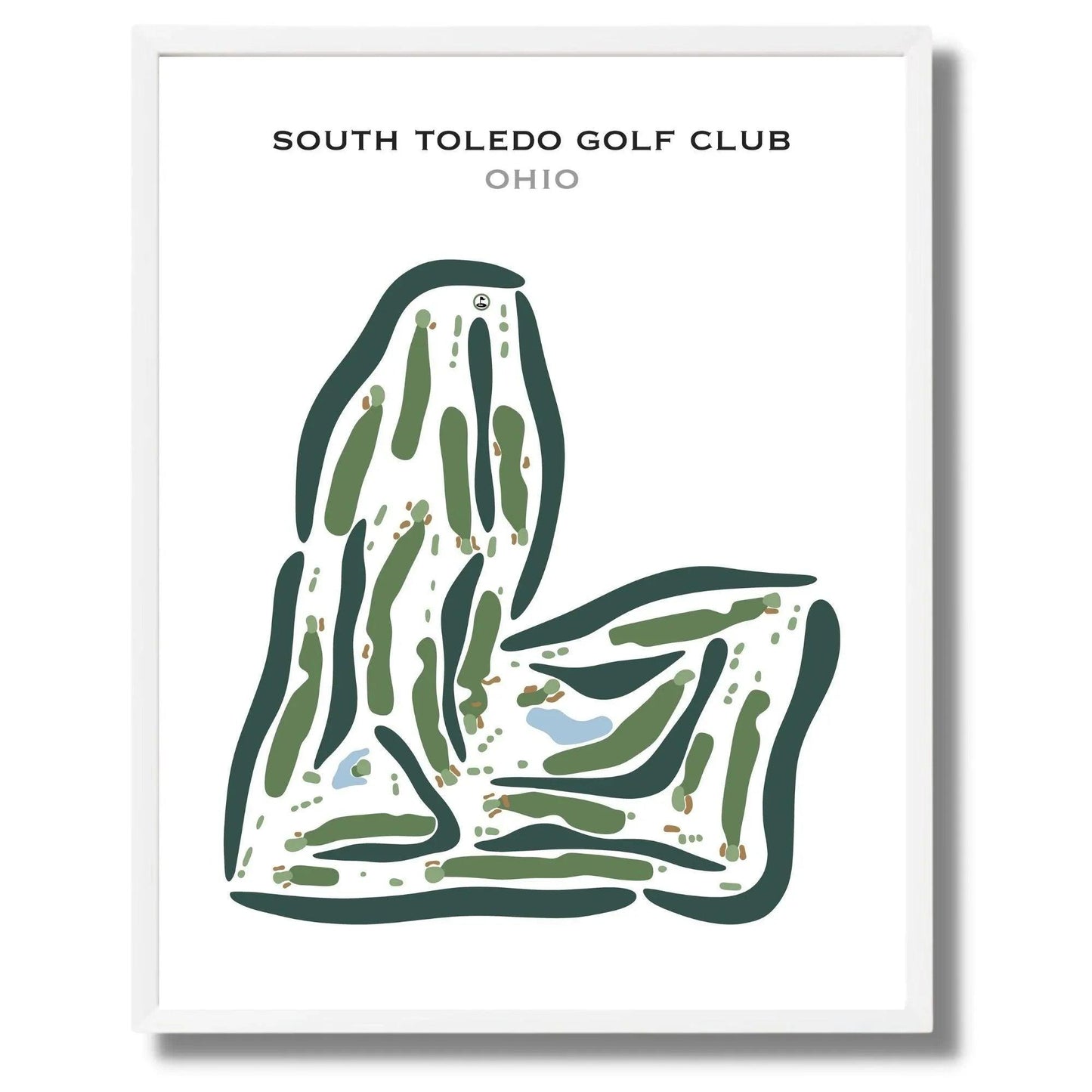 South Toledo Golf Club, Ohio - Printed Golf Course