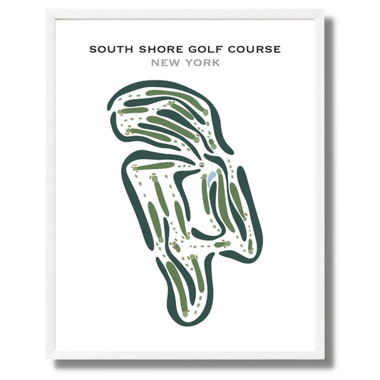 South Shore Golf Course, New York - Printed Golf Courses