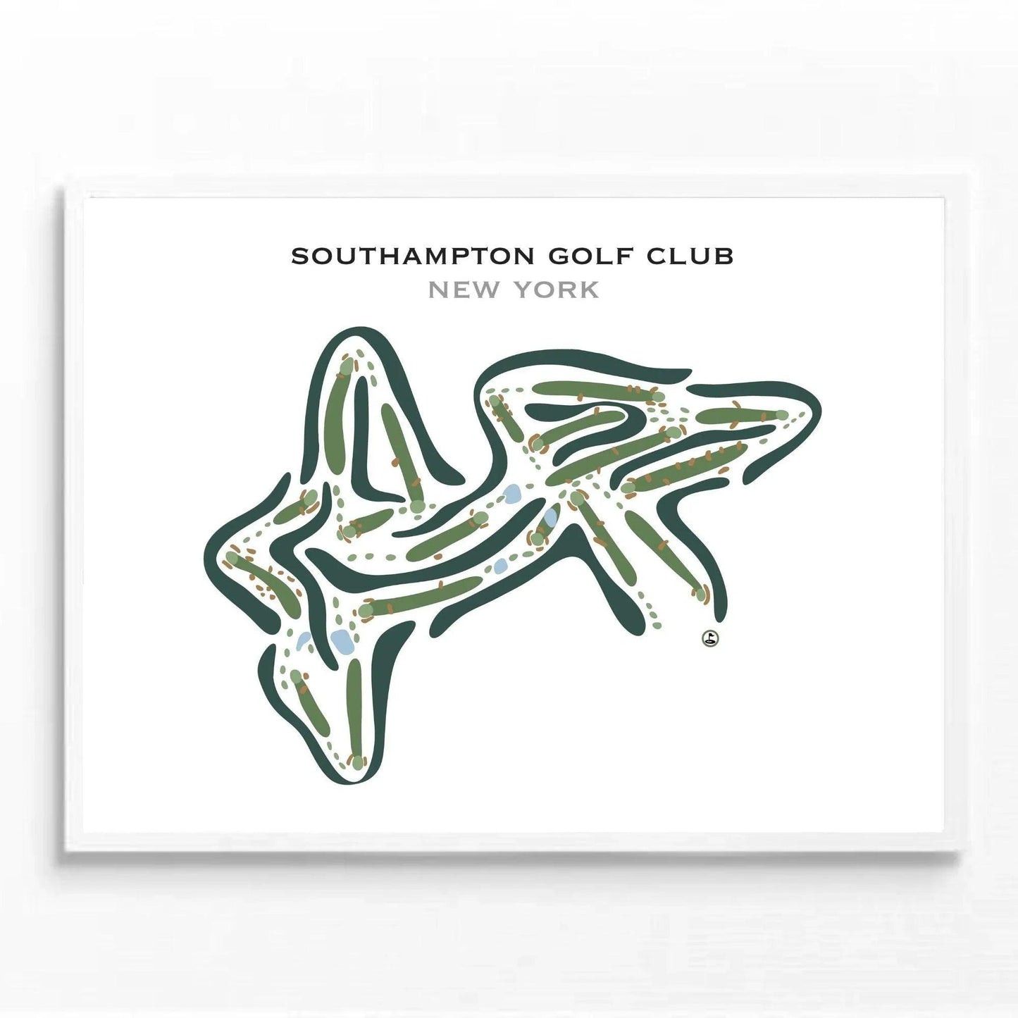 Southampton Golf Club, New York - Printed Golf Courses