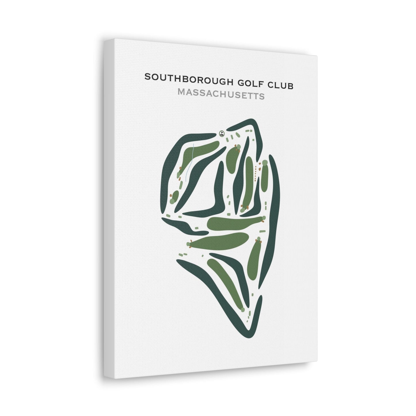 Southborough Golf Club, Massachusetts - Printed Golf Courses
