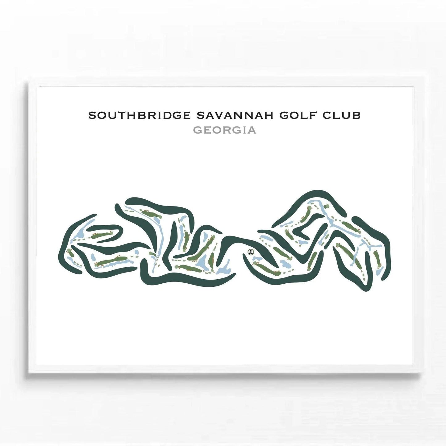 Southbridge Savannah Golf Club, Georgia - Printed Golf Courses