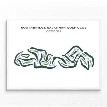 Southbridge Savannah Golf Club, Georgia - Printed Golf Courses