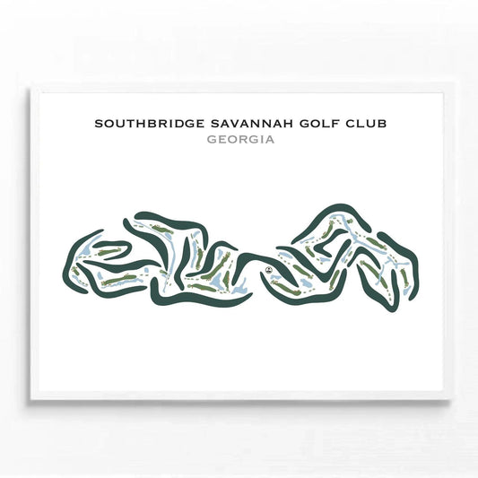 Southbridge Savannah Golf Club, Georgia - Printed Golf Courses