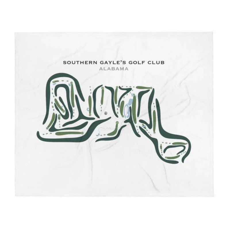 Southern Gayle's Golf Club, Alabama - Printed Golf Courses