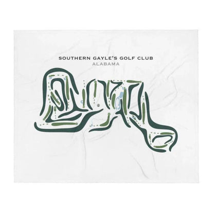 Southern Gayle's Golf Club, Alabama - Printed Golf Courses