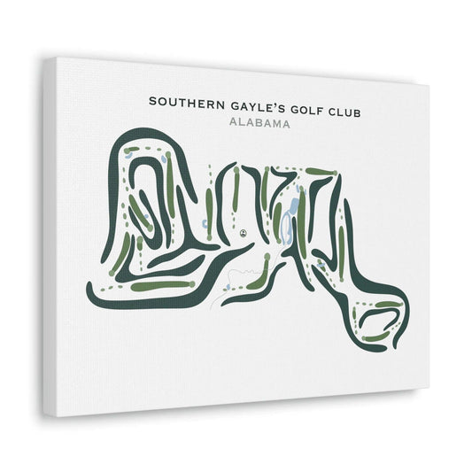 Southern Gayle's Golf Club, Alabama - Printed Golf Courses