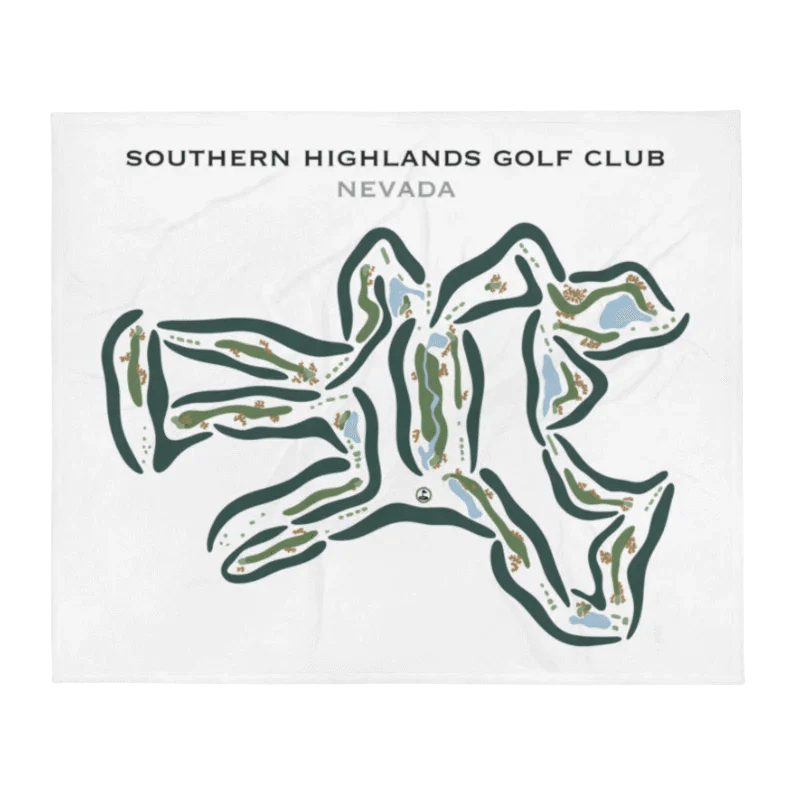 Southern Highlands Golf Club, Nevada - Printed Golf Courses