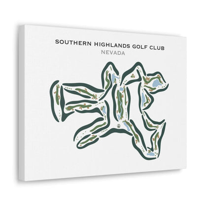 Southern Highlands Golf Club, Nevada - Printed Golf Courses