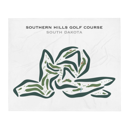 Southern Hills Golf Course, South Dakota - Printed Golf Courses