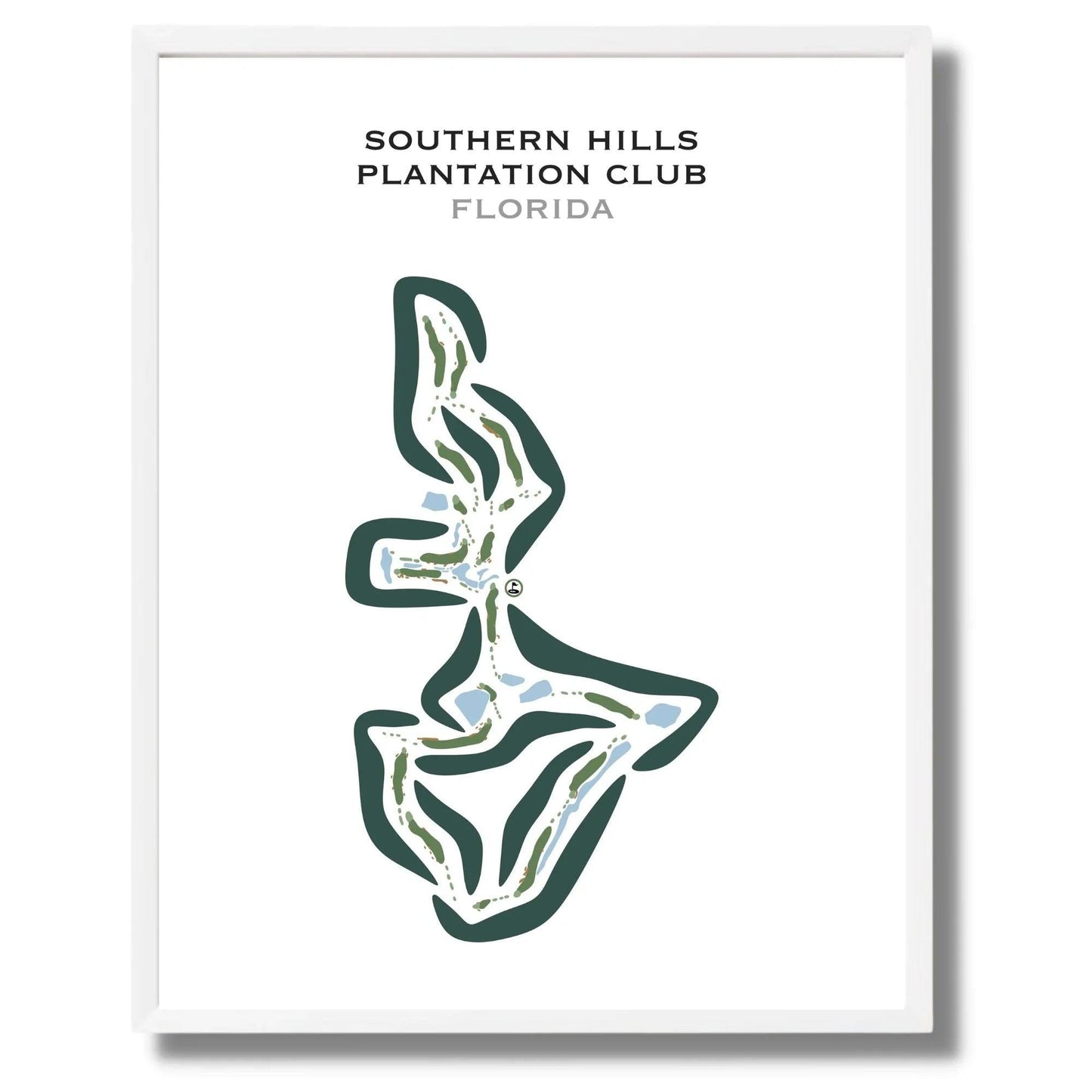 Southern Hills Plantation Club, Florida - Printed Golf Courses