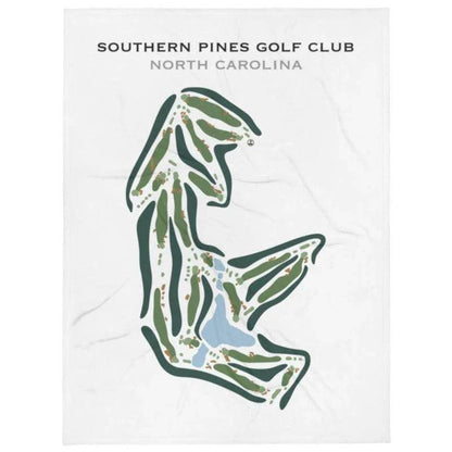 Southern Pines Golf Club, North Carolina - Printed Golf Course