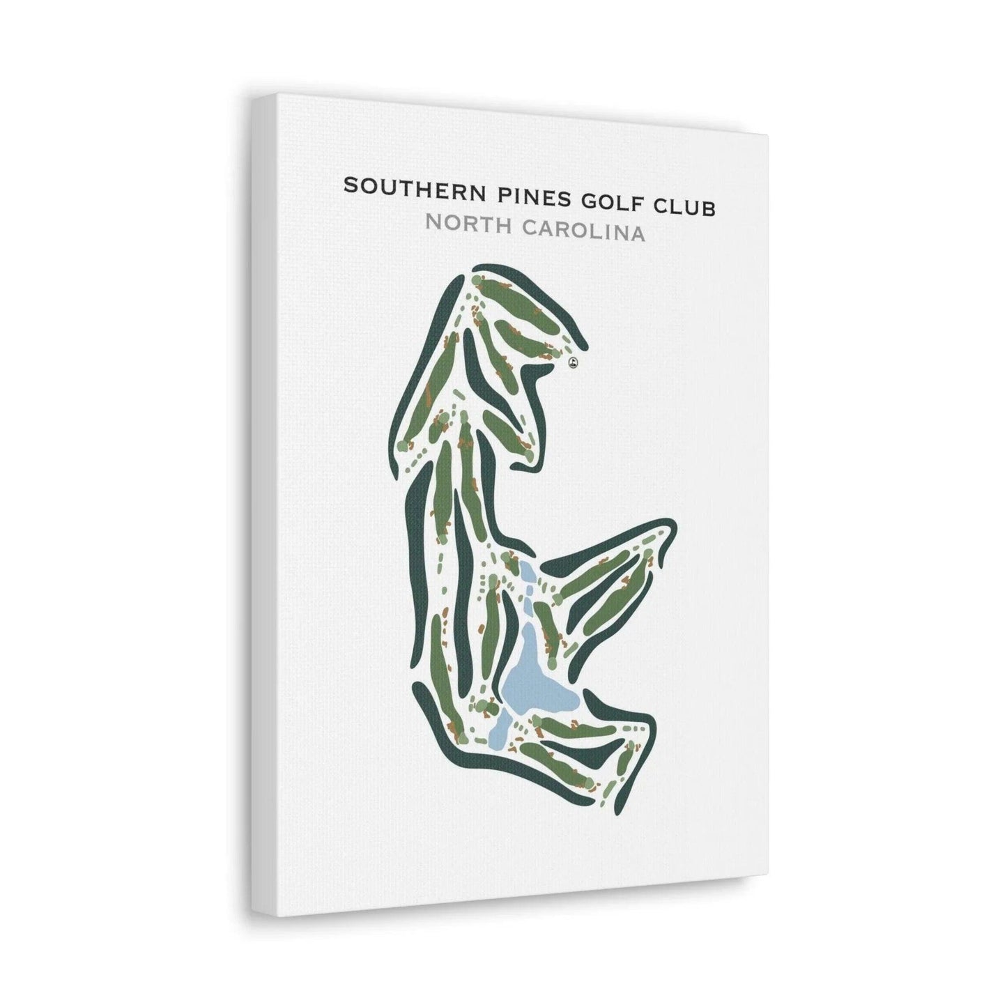Southern Pines Golf Club, North Carolina - Printed Golf Course