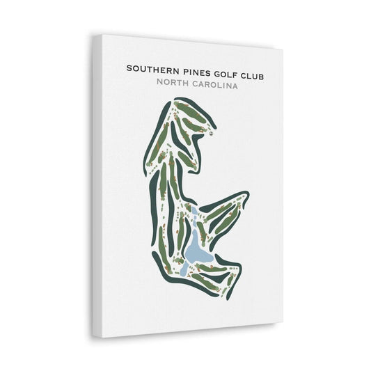 Southern Pines Golf Club, North Carolina - Printed Golf Course