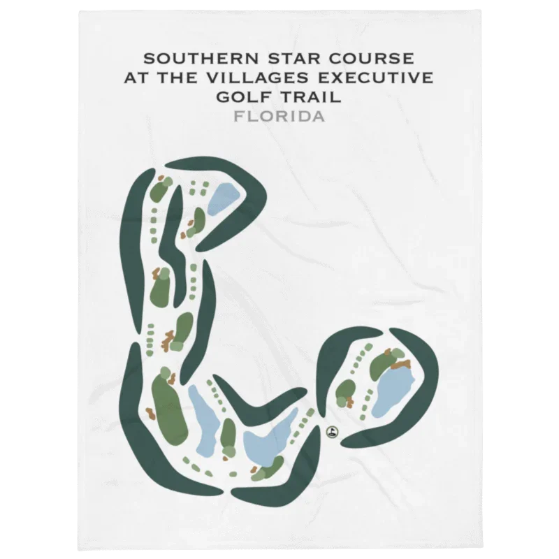 Southern Star Course at The Villages Executive Golf Trail, Florida - Printed Golf Courses