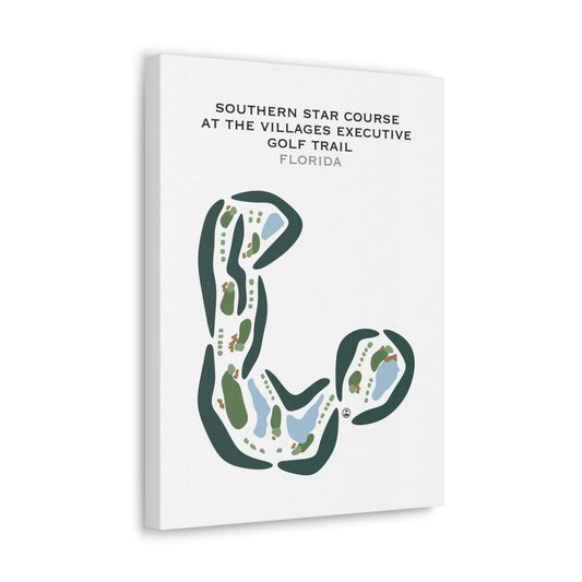 Southern Star Course at The Villages Executive Golf Trail, Florida - Printed Golf Courses