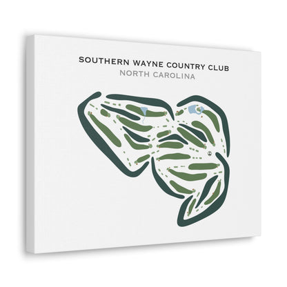 Southern Wayne Country Club, North Carolina - Printed Golf Courses