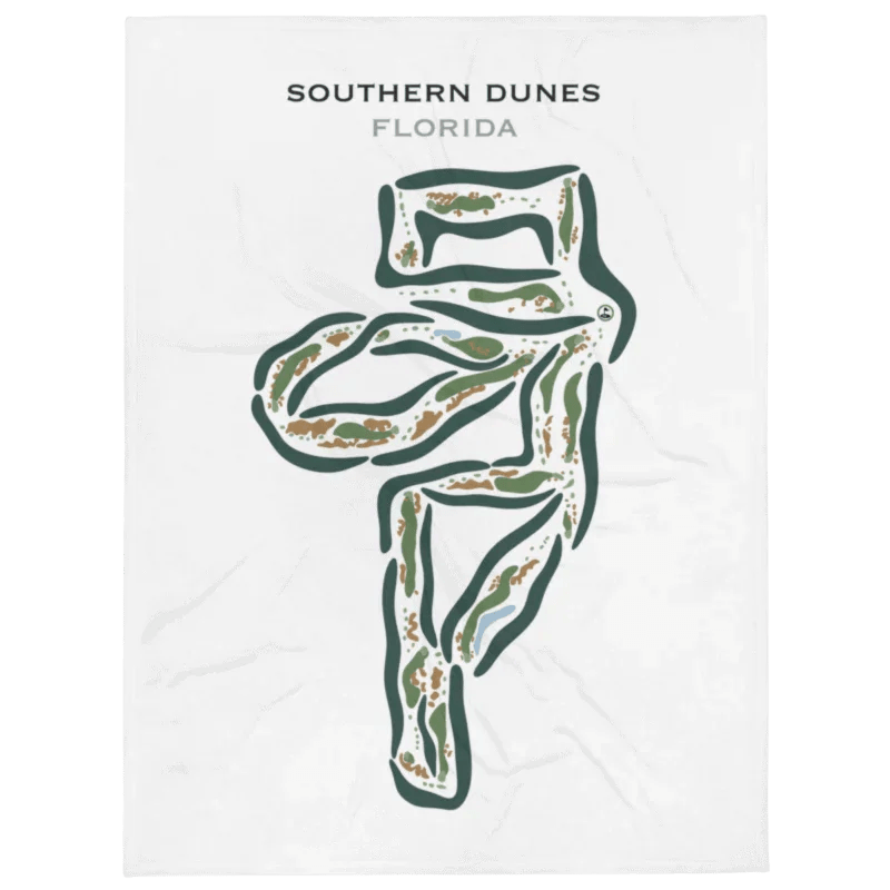Southern Dunes, Florida - Printed Golf Courses