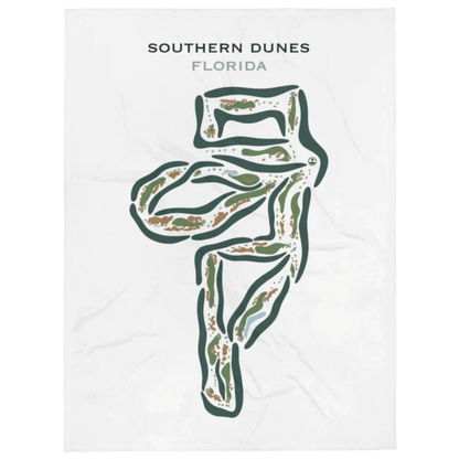 Southern Dunes, Florida - Printed Golf Courses