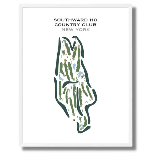 Southward Ho Country Club, New York - Printed Golf Course
