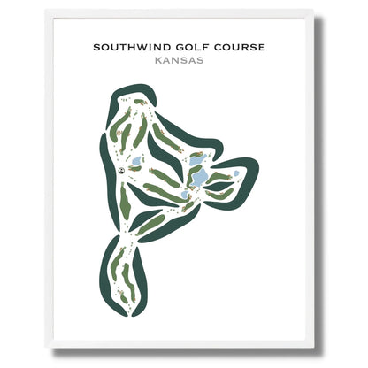 Southwind Golf Course, Kansas - Printed Golf Courses