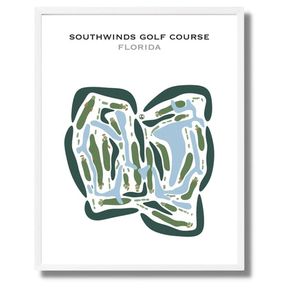 Southwinds Golf Course, Florida - Printed Golf Courses