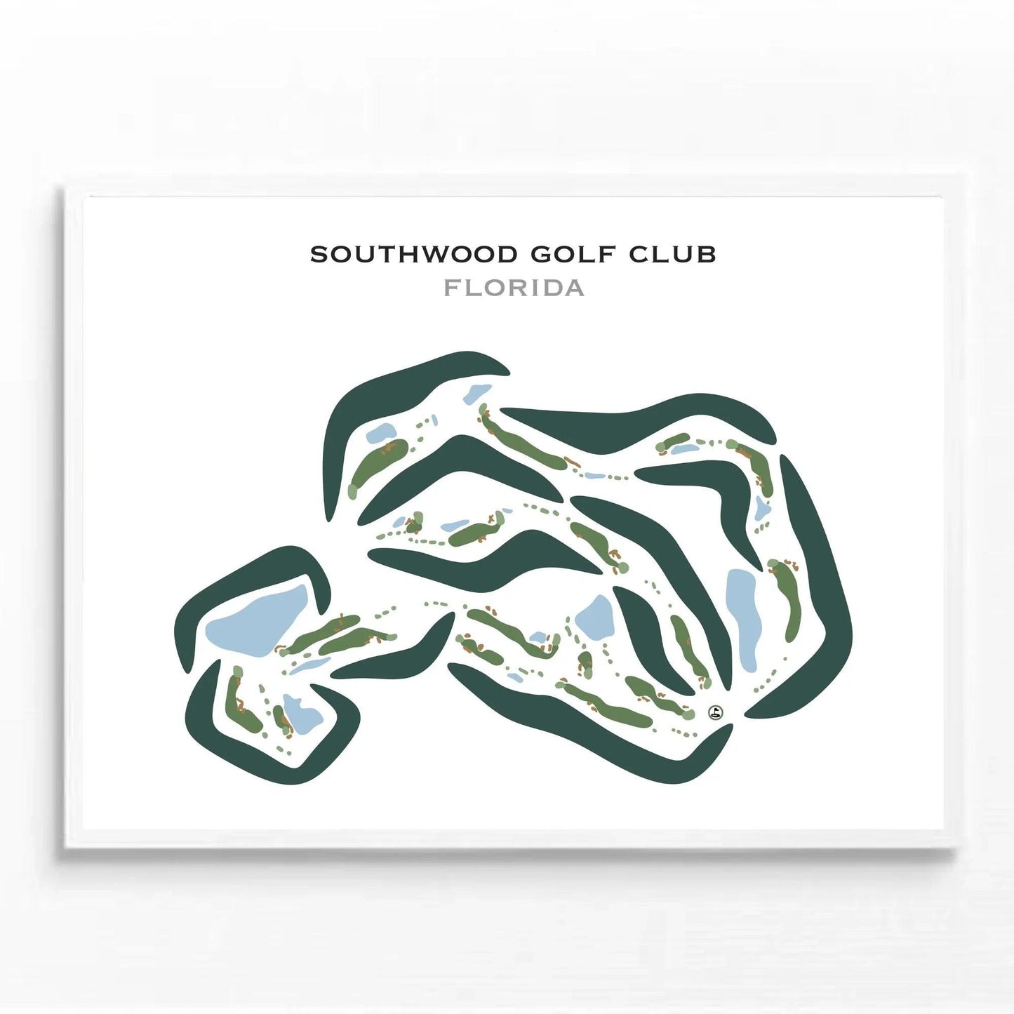 Southwood Golf Club, Florida - Printed Golf Courses