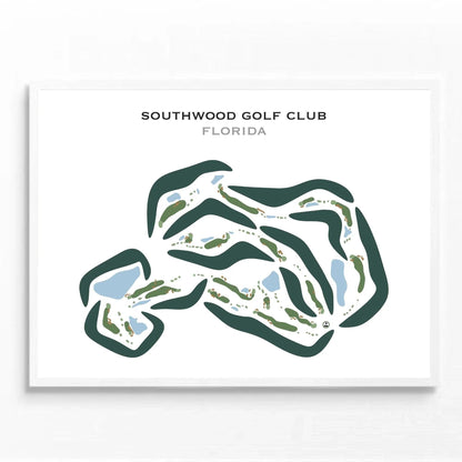 Southwood Golf Club, Florida - Printed Golf Courses
