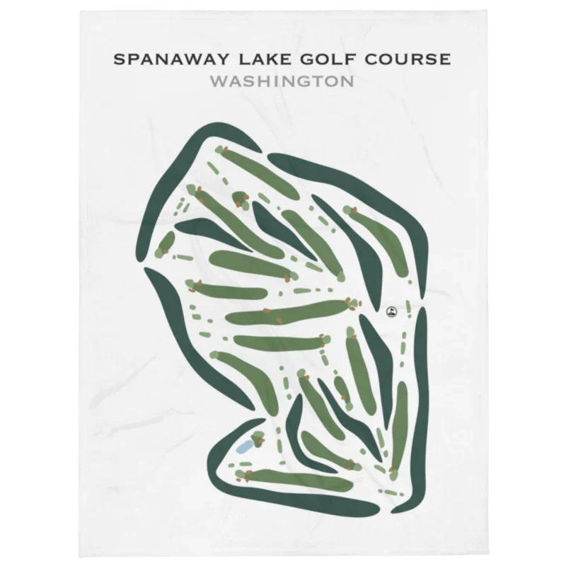 Lake Spanaway Golf Course, Washington - Printed Golf Courses