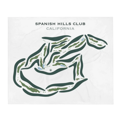 Spanish Hills Club, California - Printed Golf Courses
