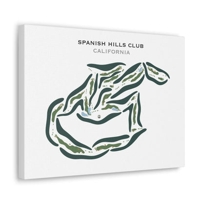 Spanish Hills Club, California - Printed Golf Courses