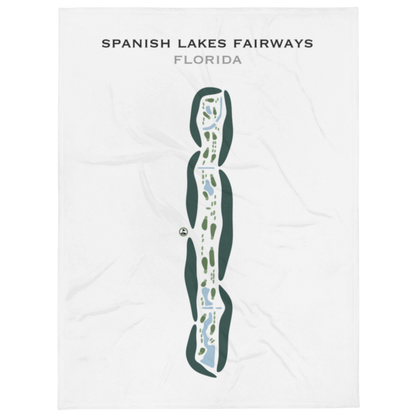 Spanish Lakes Fairways, Florida - Printed Golf Courses