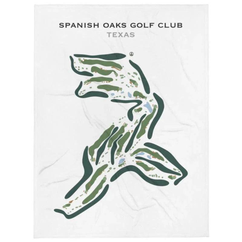 Spanish Oaks Golf Club, Texas - Printed Golf Course
