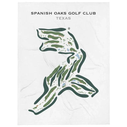Spanish Oaks Golf Club, Texas - Printed Golf Course