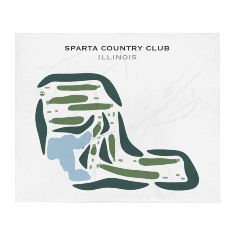 Sparta Country Club, Illinois - Printed Golf Courses
