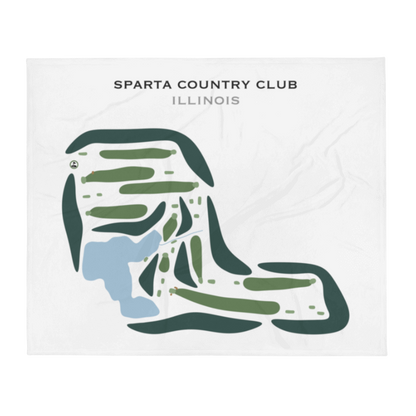 Sparta Country Club, Illinois - Printed Golf Courses