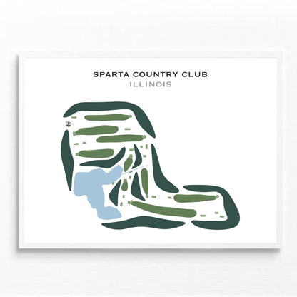 Sparta Country Club, Illinois - Printed Golf Courses