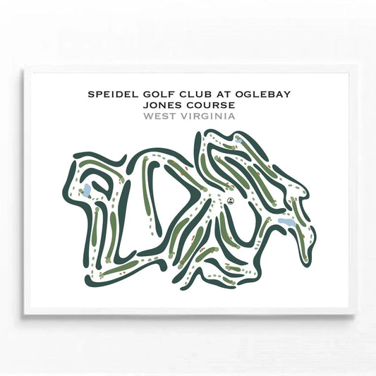 Speidel Golf Club at Oglebay Jones Course, West Virginia - Printed Golf Courses