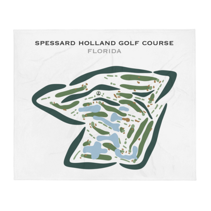 Spessard Holland Golf Course, Florida - Printed Golf Courses