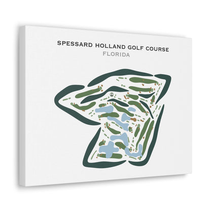 Spessard Holland Golf Course, Florida - Printed Golf Courses