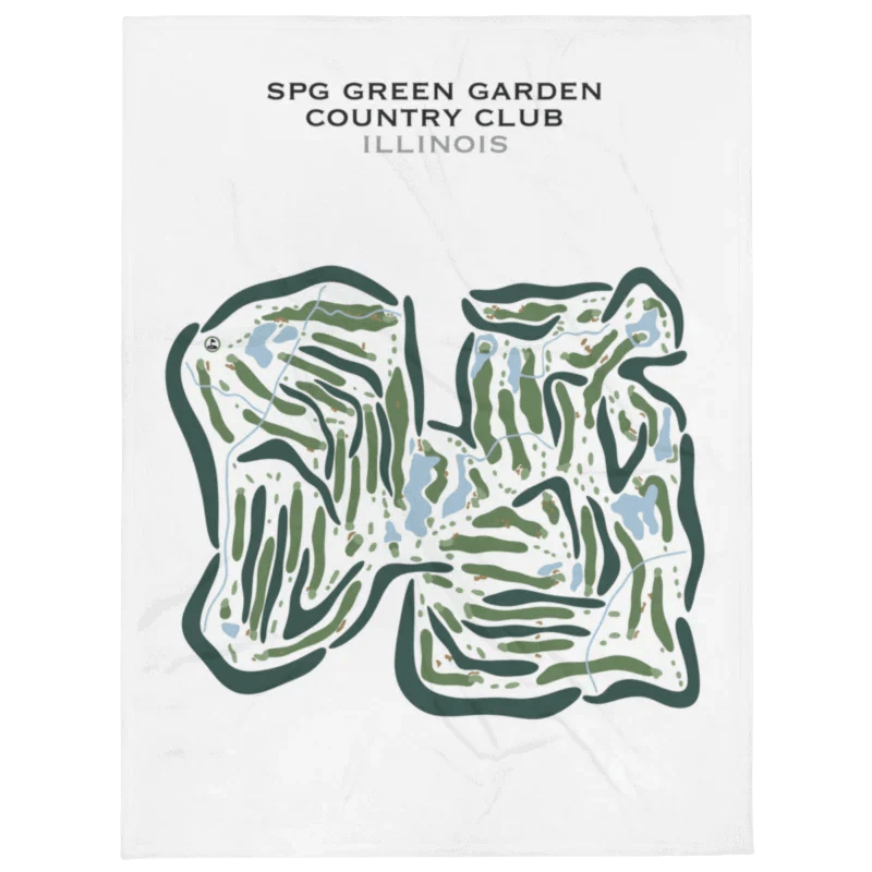 SPG Green Garden Country Club, Illinois - Printed Golf Courses